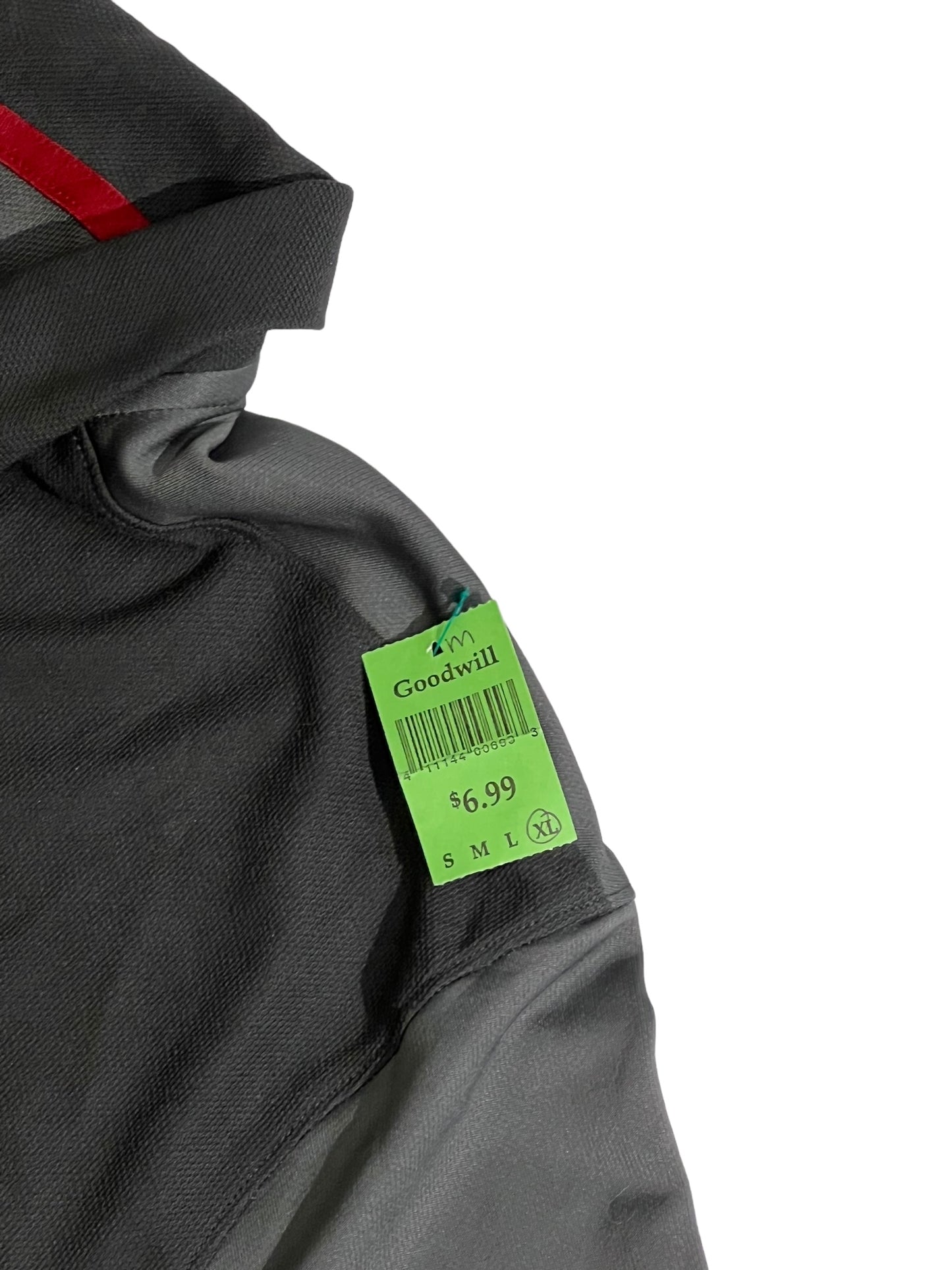 Nike red swoosh polo