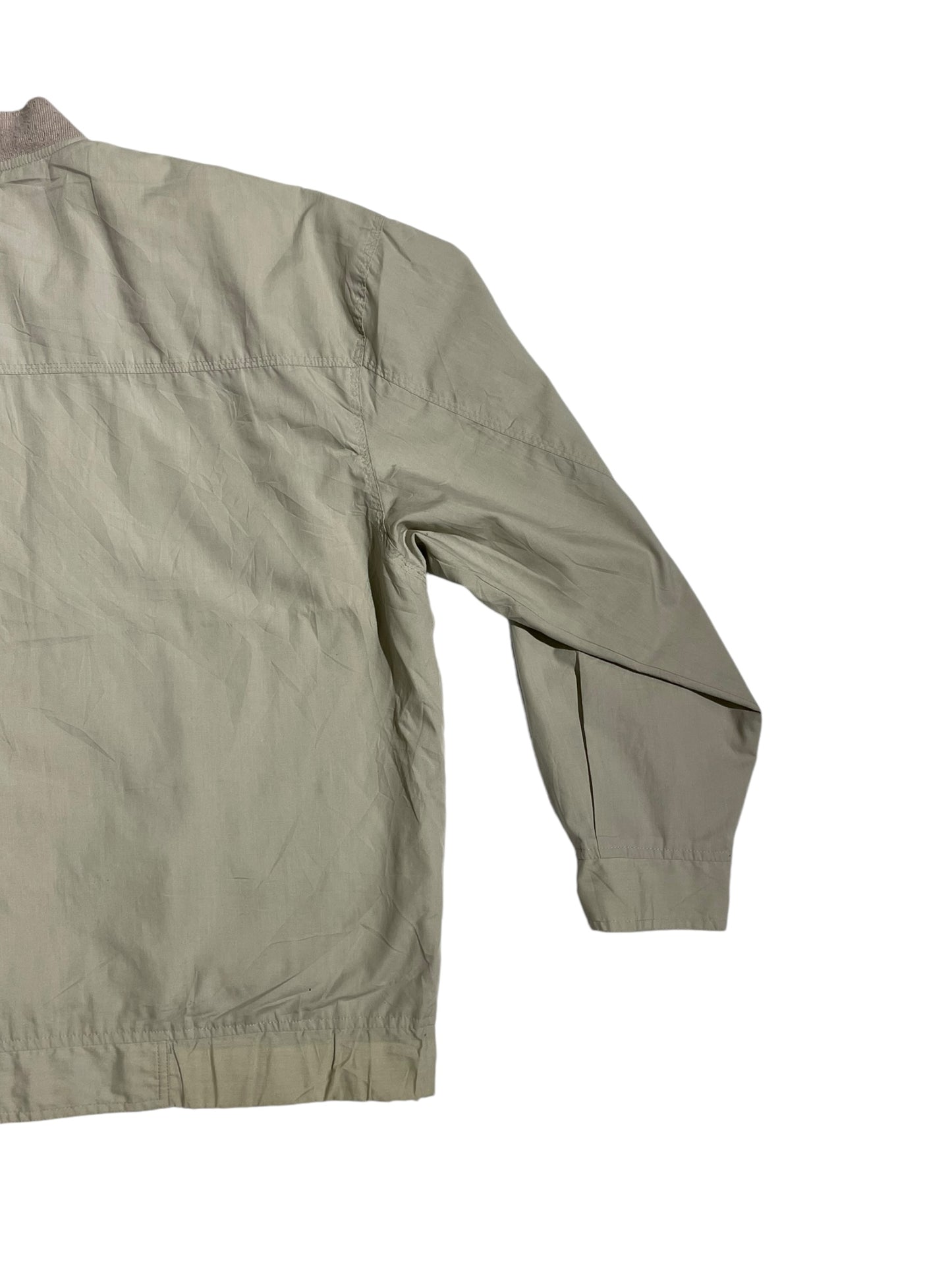 Beige zip up jacket