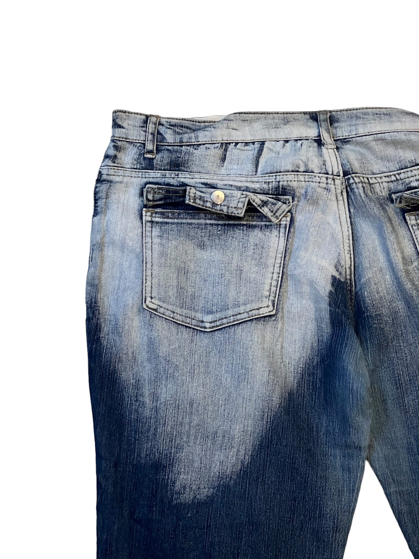 Eleven baggy washed jeans