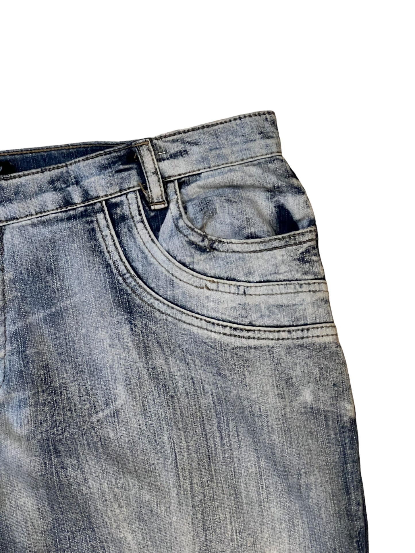 Eleven baggy washed jeans