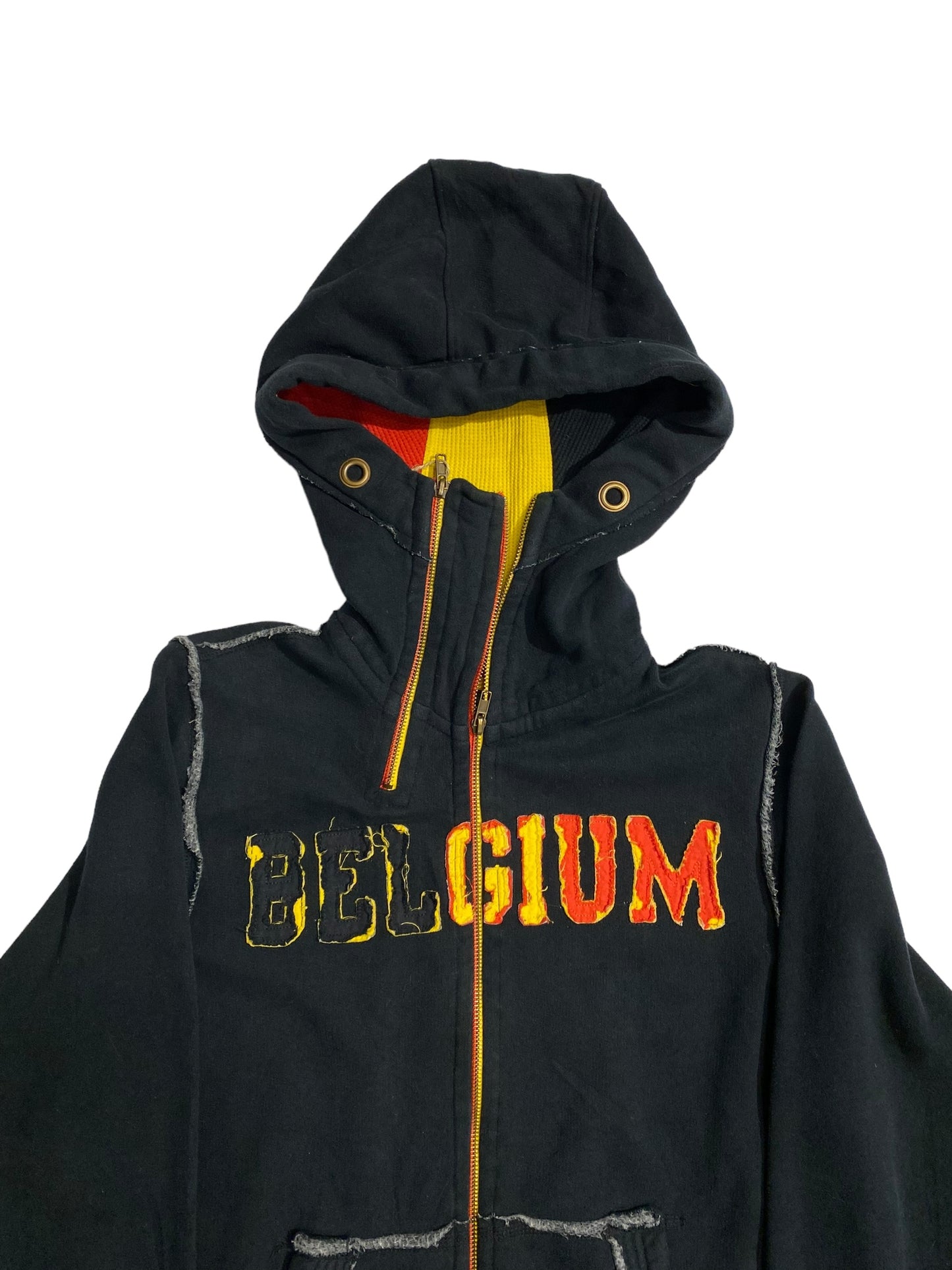 Belgium double zipper hoodie