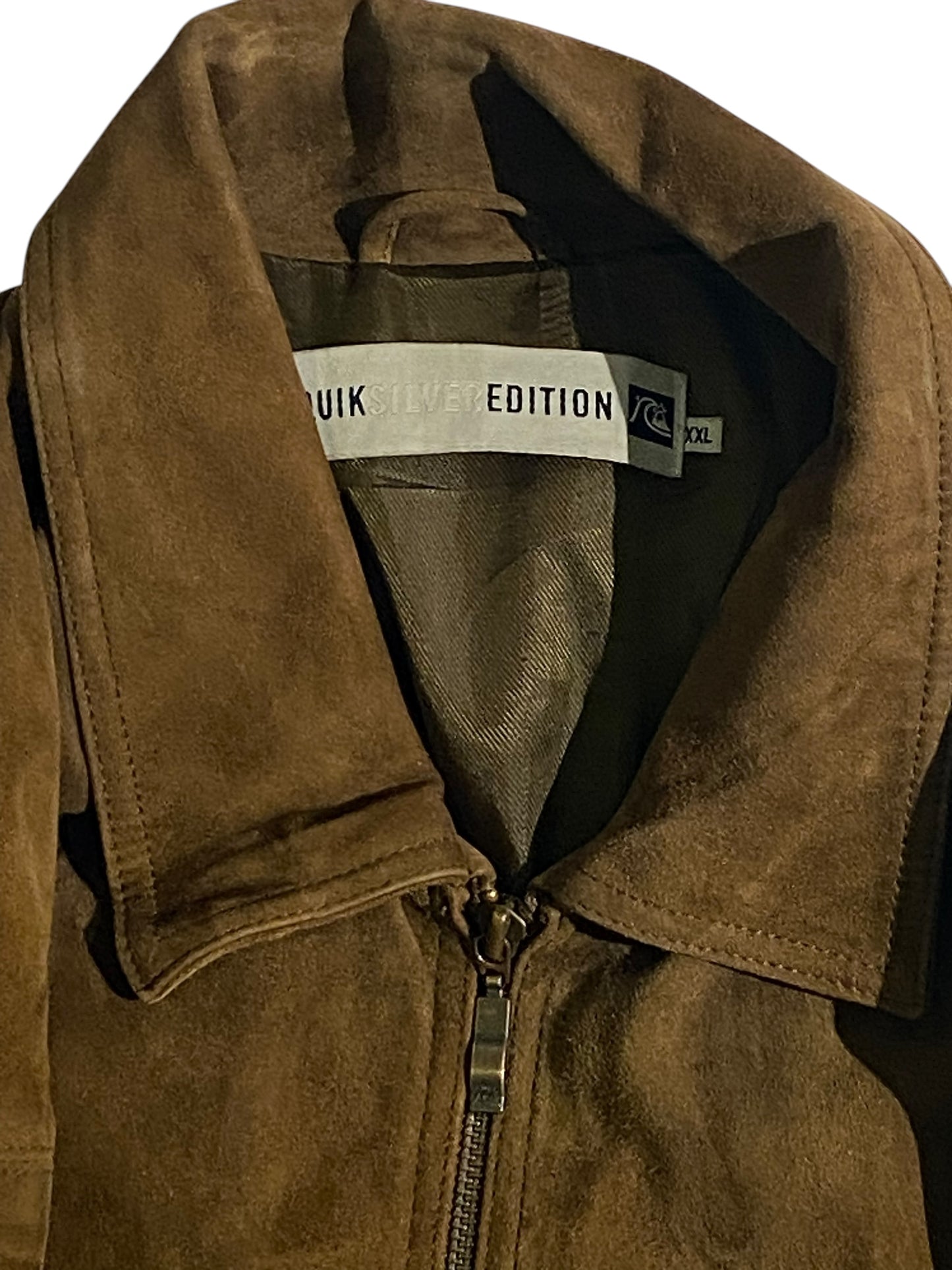 Quicksilver edition heavy leather jacket