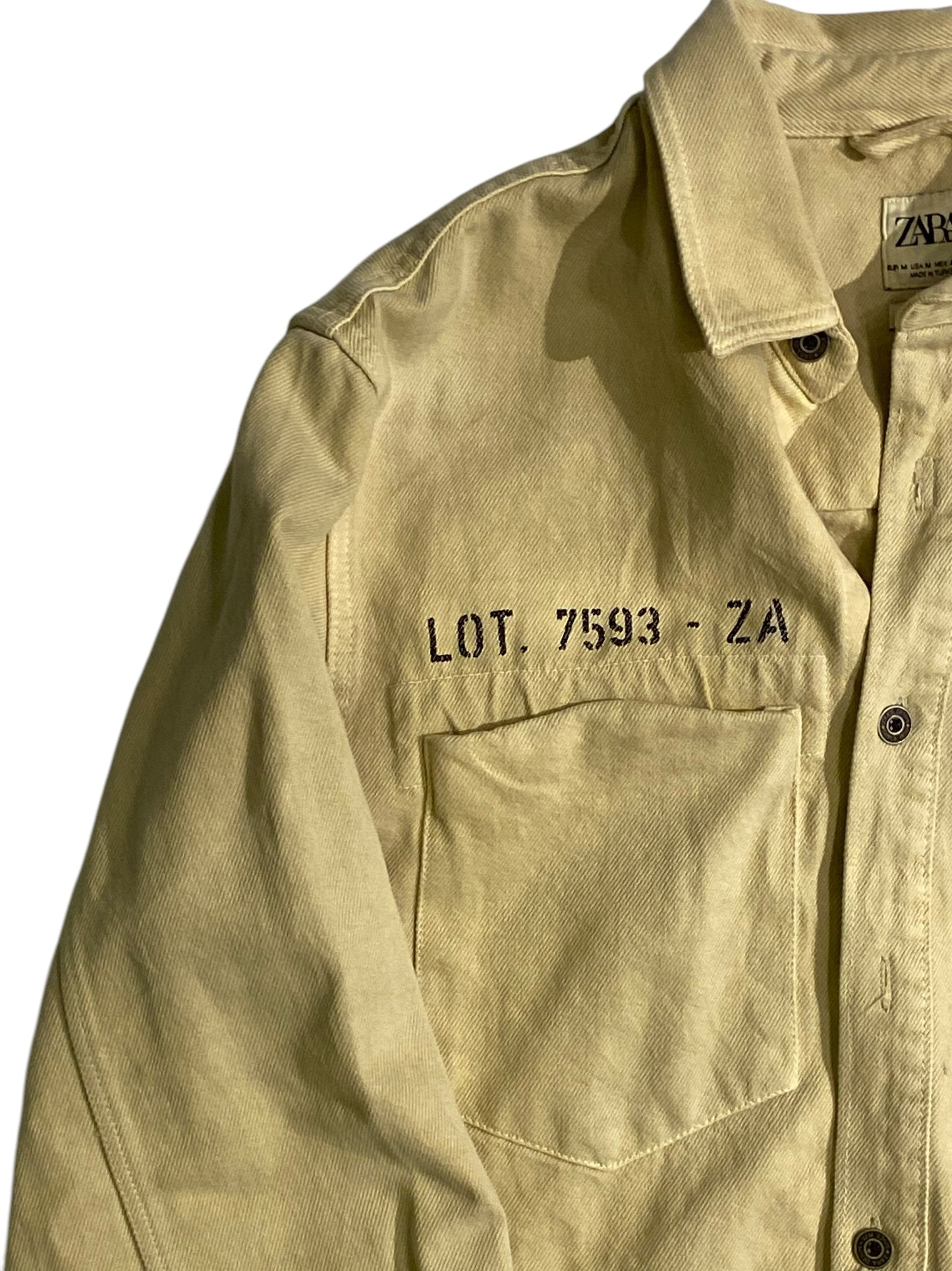 Zara patched denim jacket