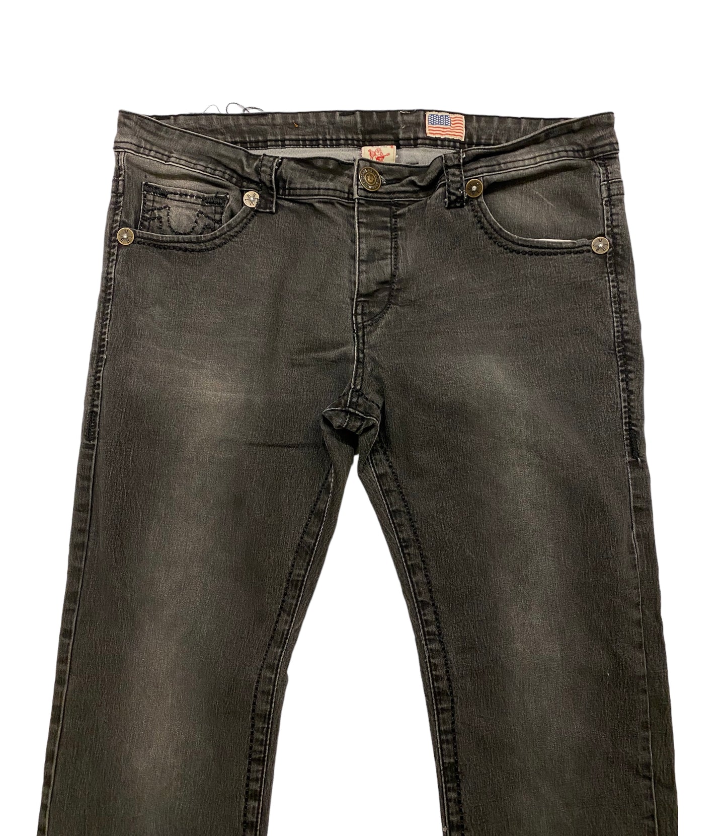 True religion USA embroidered jeans