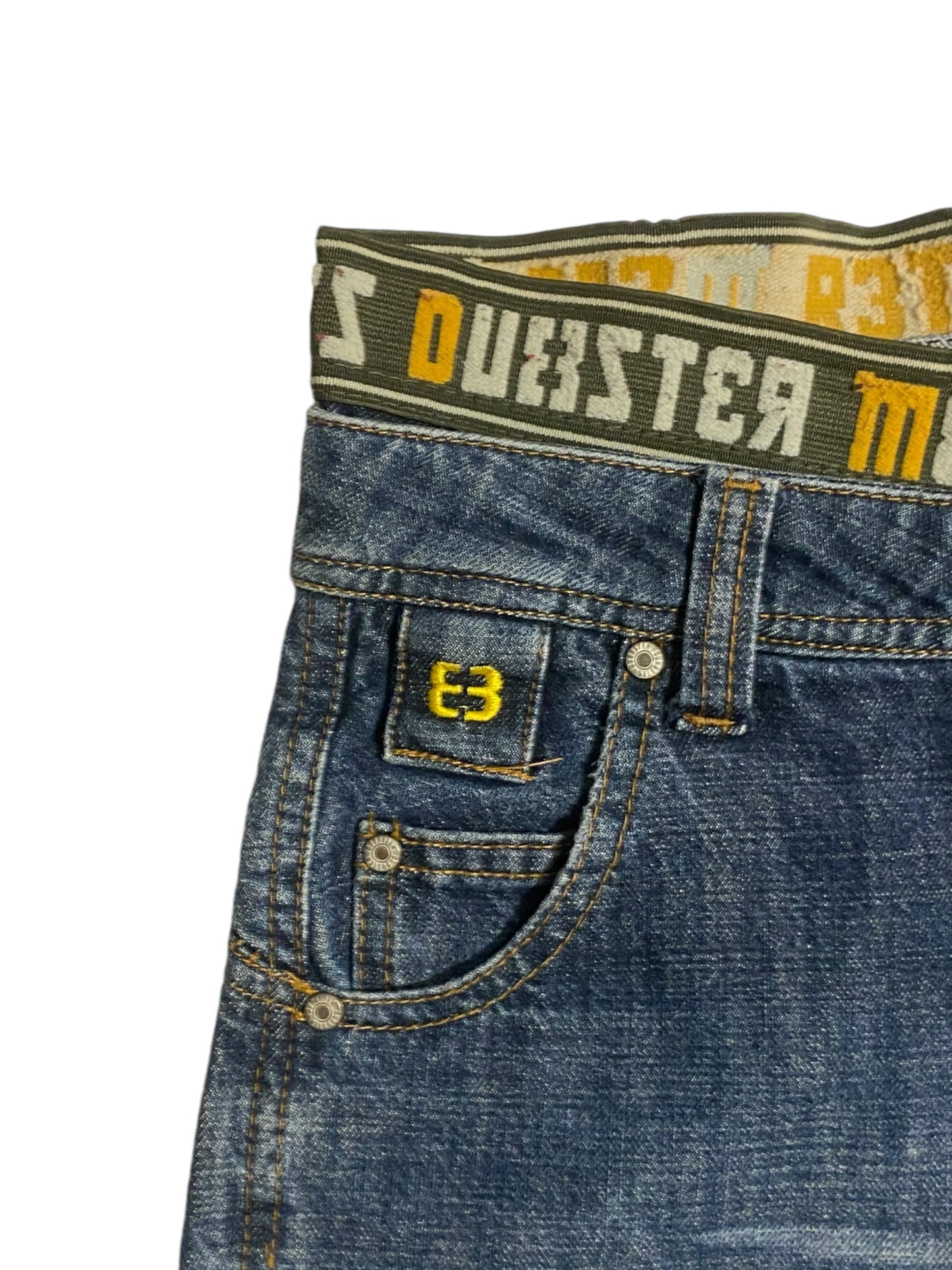 Dubster printed baggy jeans