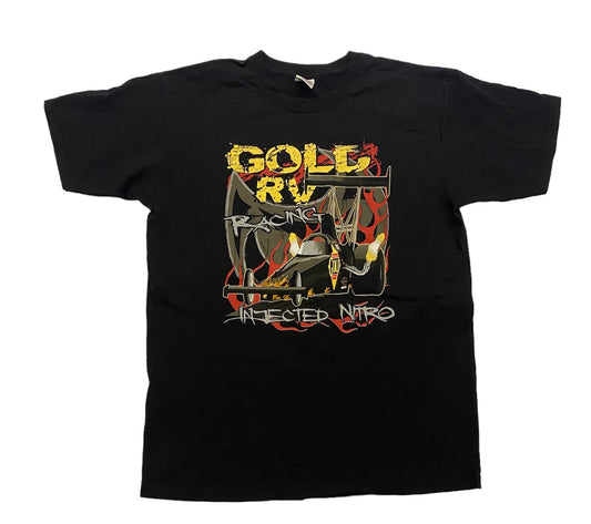 Gold RV injected nitro graphic tee