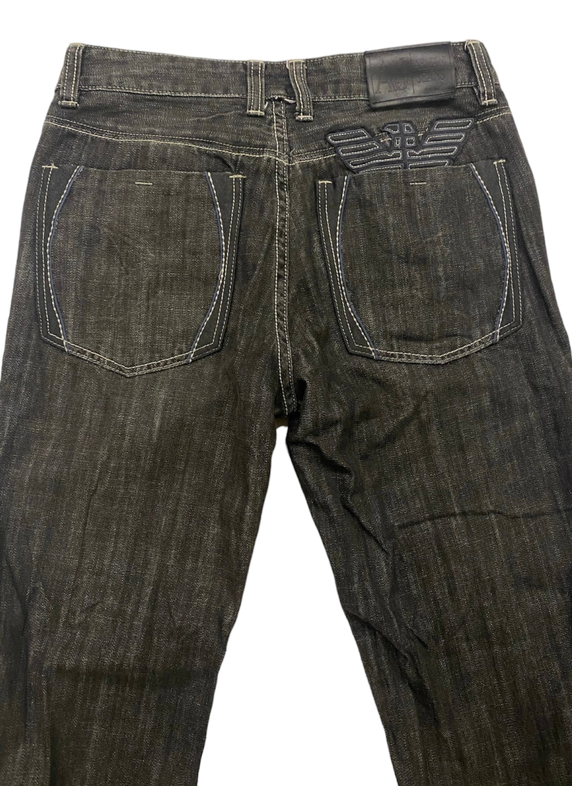 Armani embroidered jeans