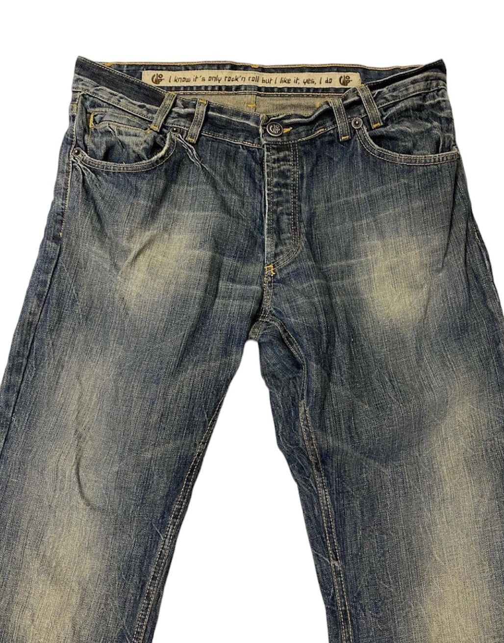 Rock'n roll WOP vintage embroidered jeans