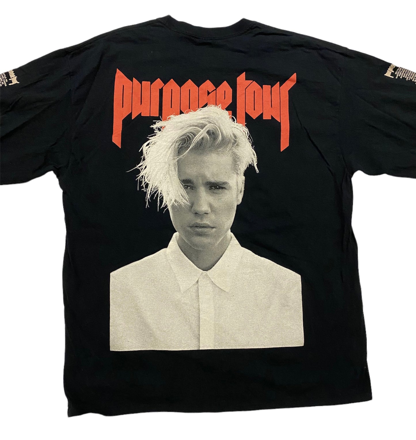 Justin bieber purpose tour merch