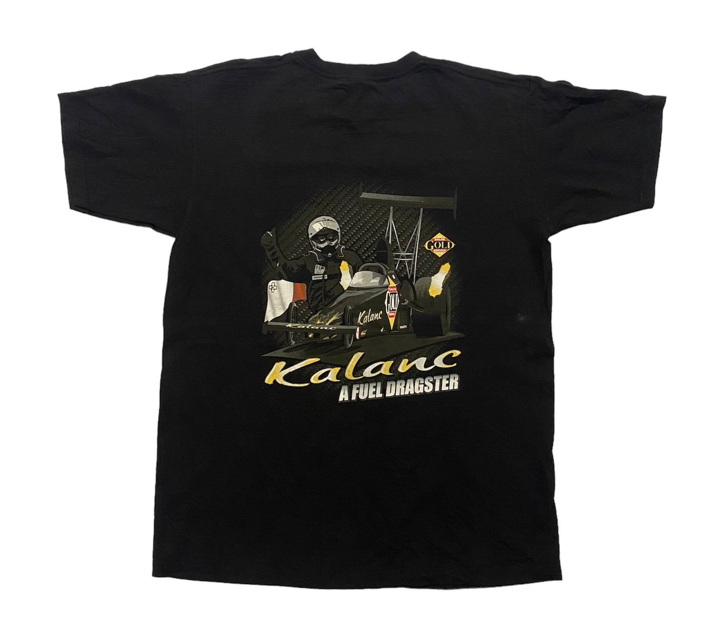 Gold RV injected nitro graphic tee