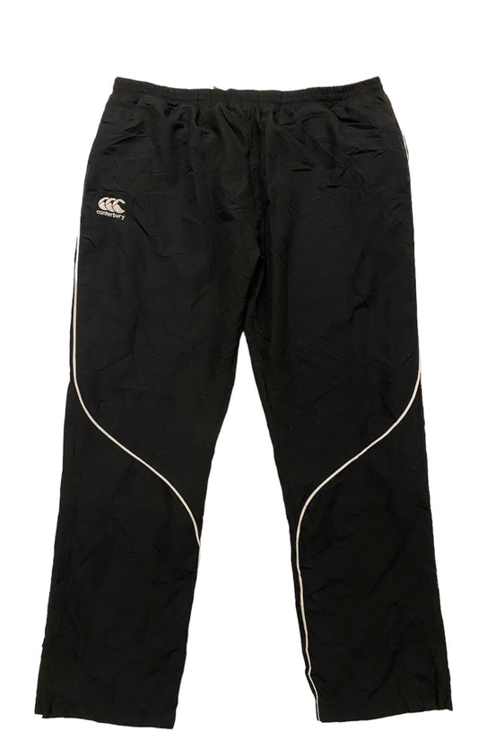 Canterbury tracksuit pants with ankle zippers