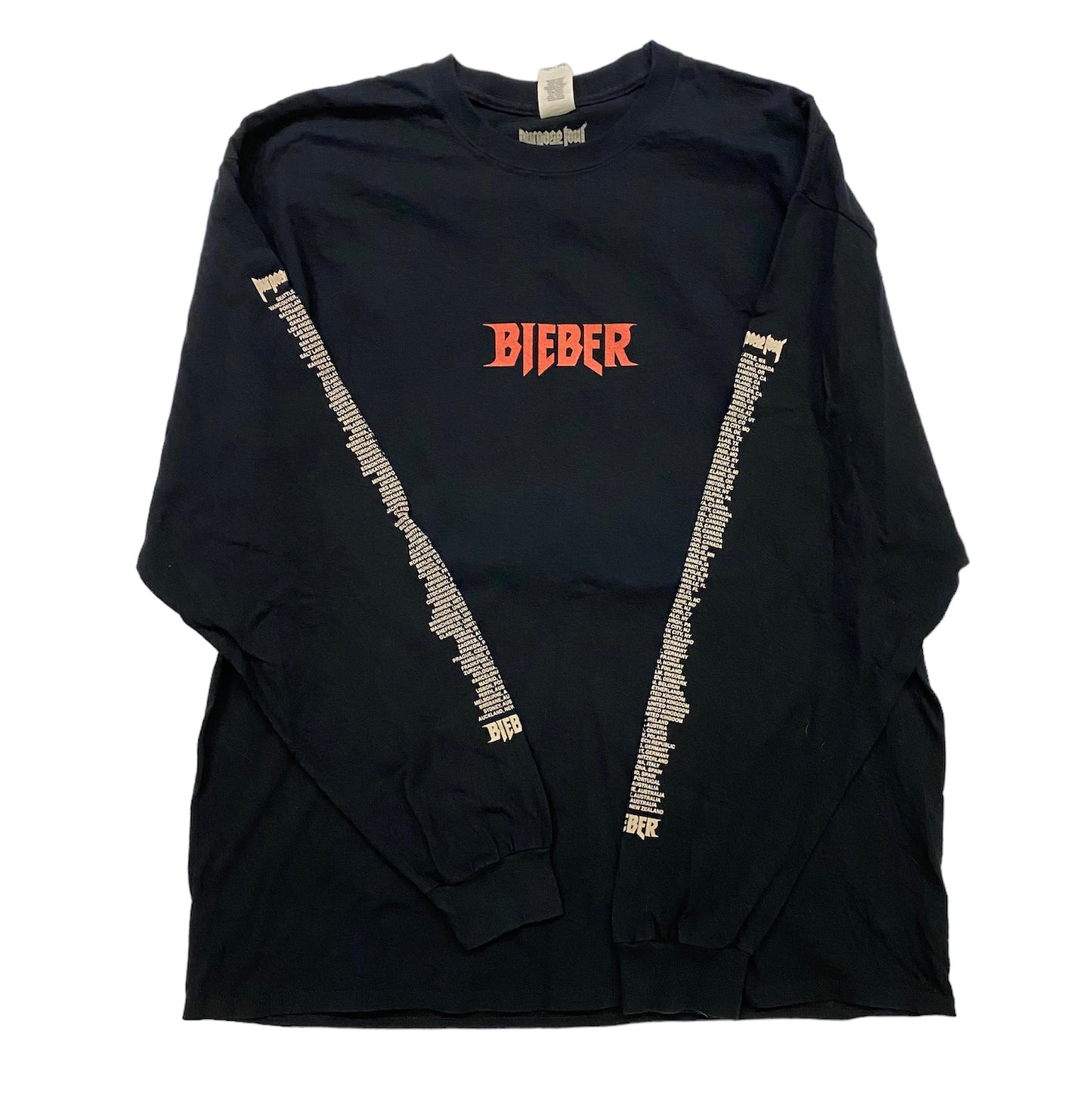 Justin bieber purpose tour merch