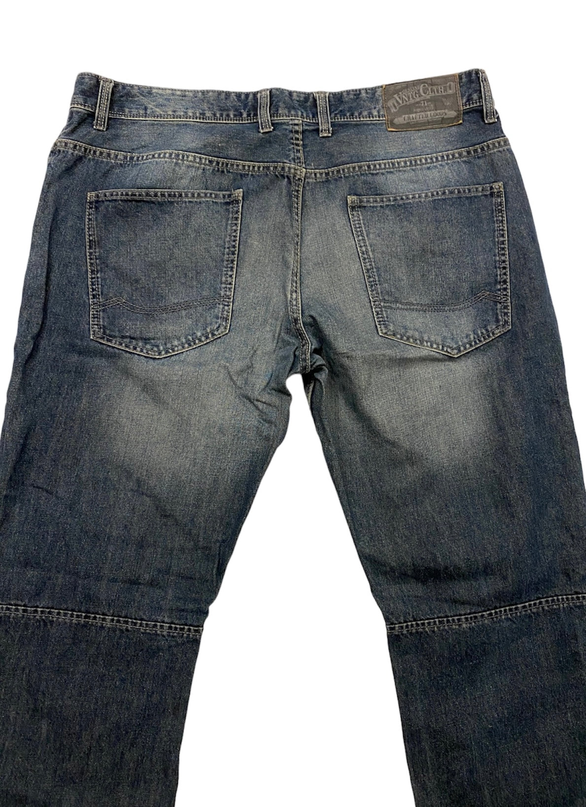 Angelo Litrico crafted double knee jeans